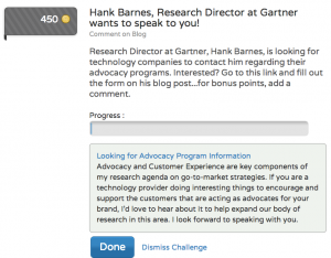 customer references with advocate hub