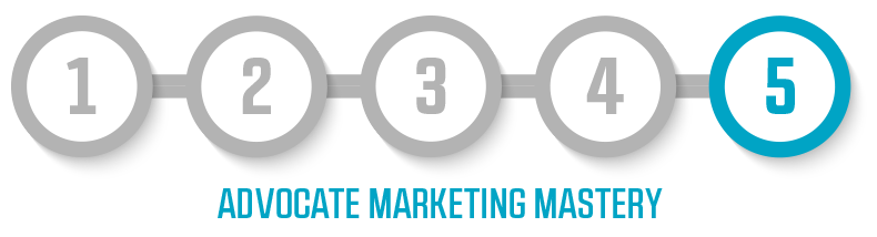 Stage 5: Advocate marketing mastery