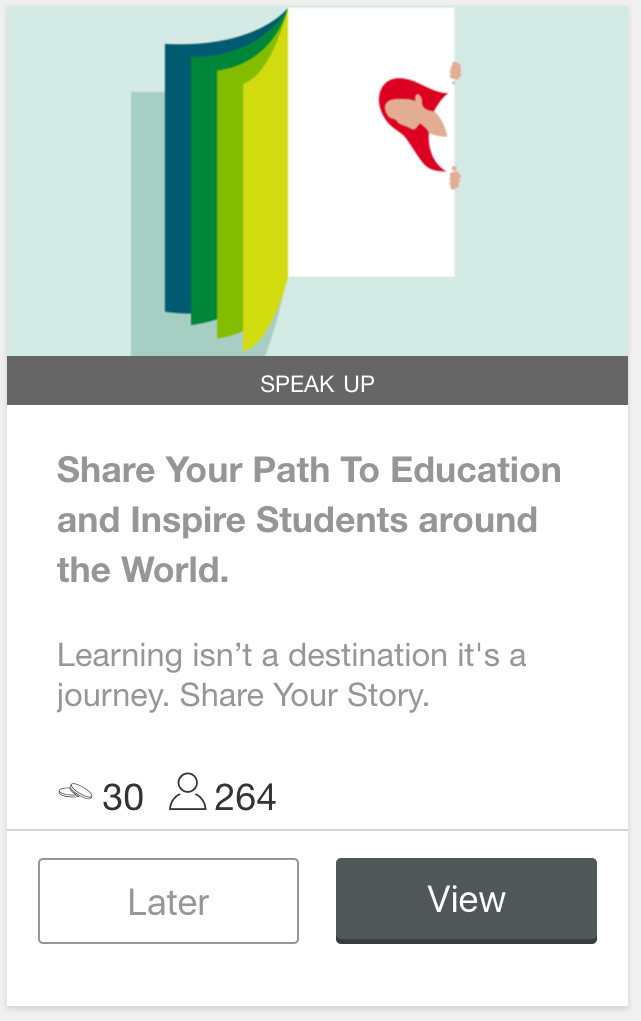 Pearson student insiders challenge Share your story