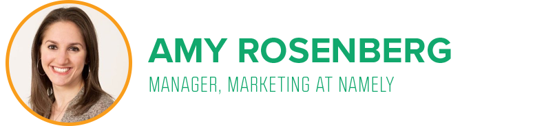 Amy Rosenberg, Manager, marketing at Namely