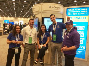 Marketo Champion Josh earned some extra points for checking in at the Influitive booth