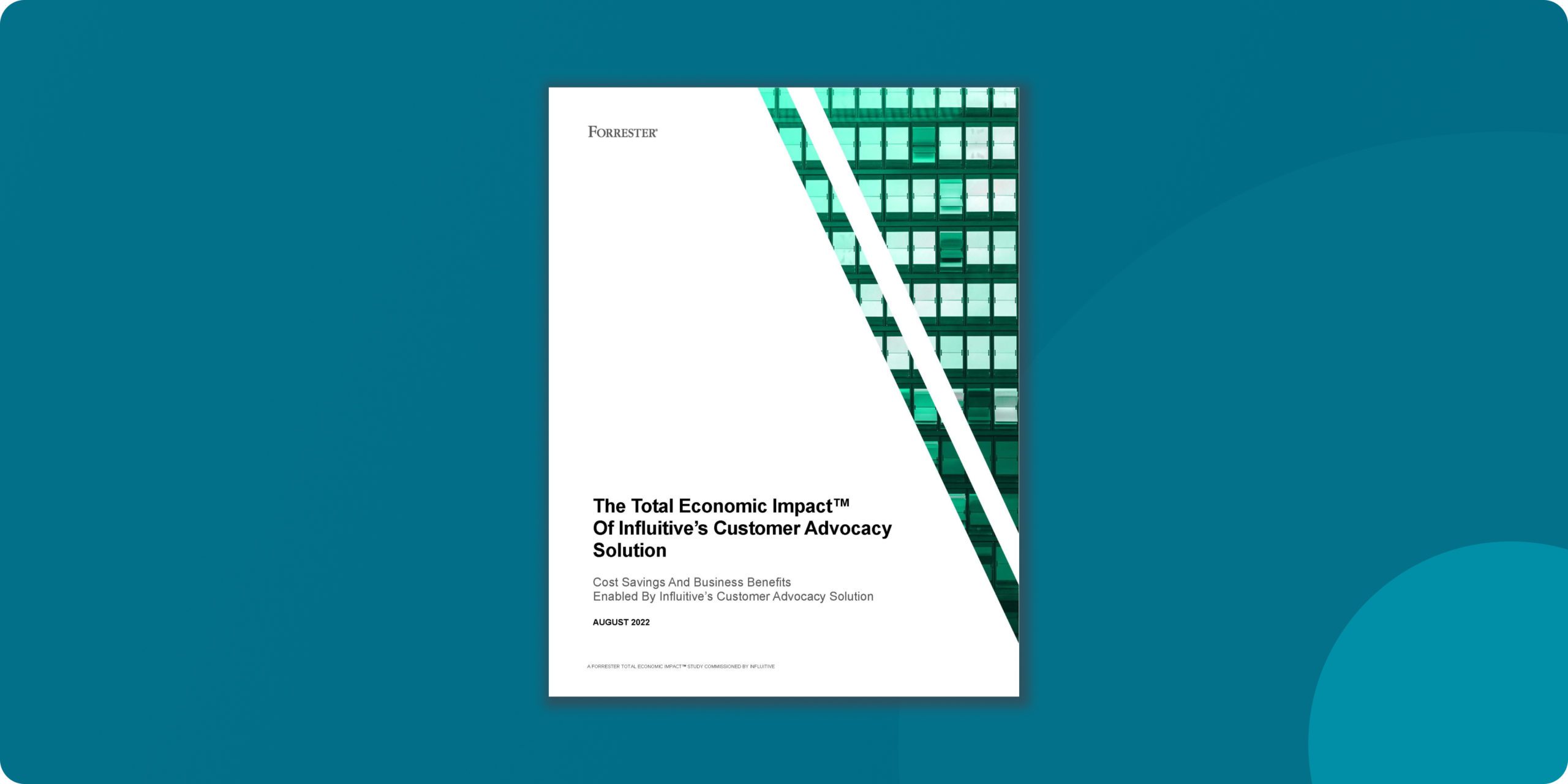 Forrester TEI Report Influitive Cover