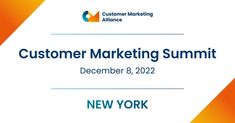 Customer Marketing Summit In-Person Event – New York