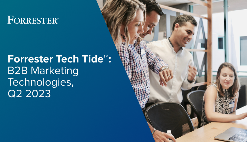 Forrester Tech Tide™: B2B Marketing Technologies, Q2 2023