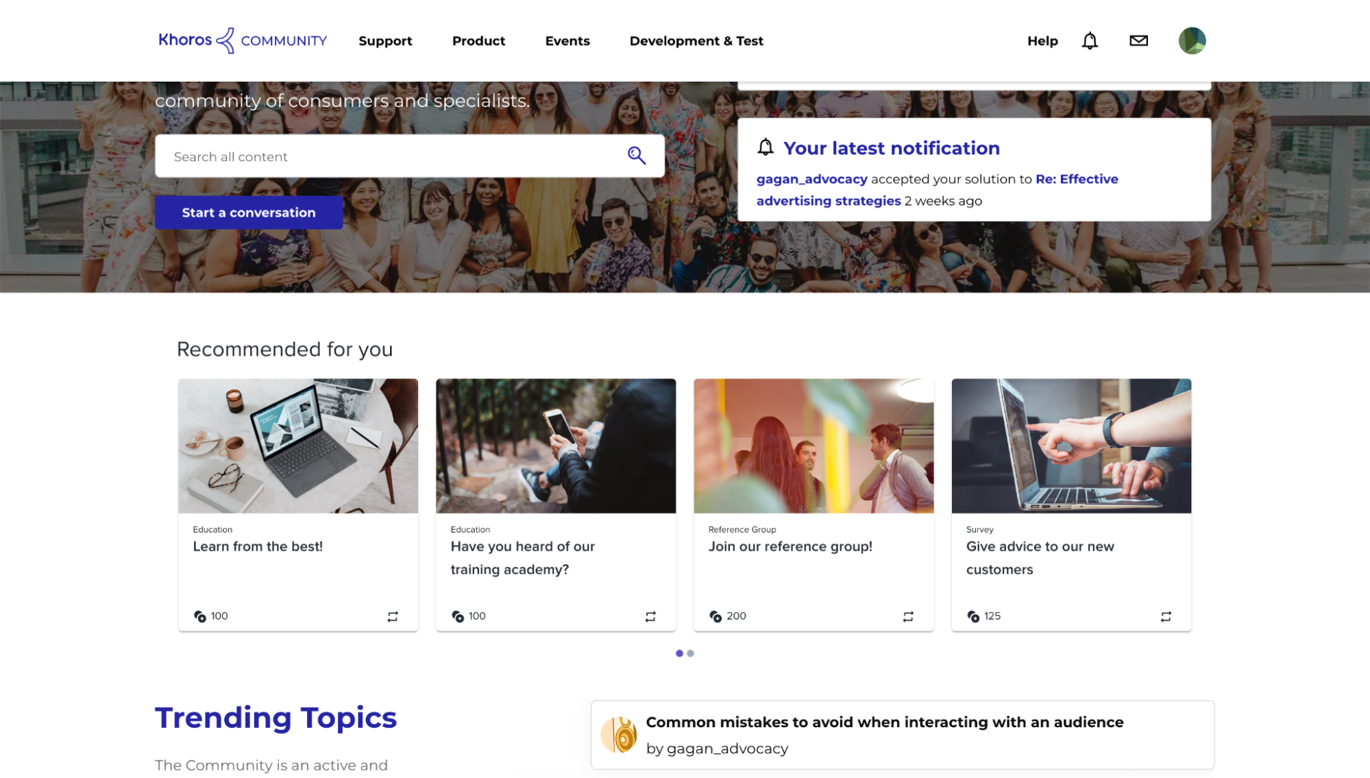 Influitive Embed For Khoros Communities